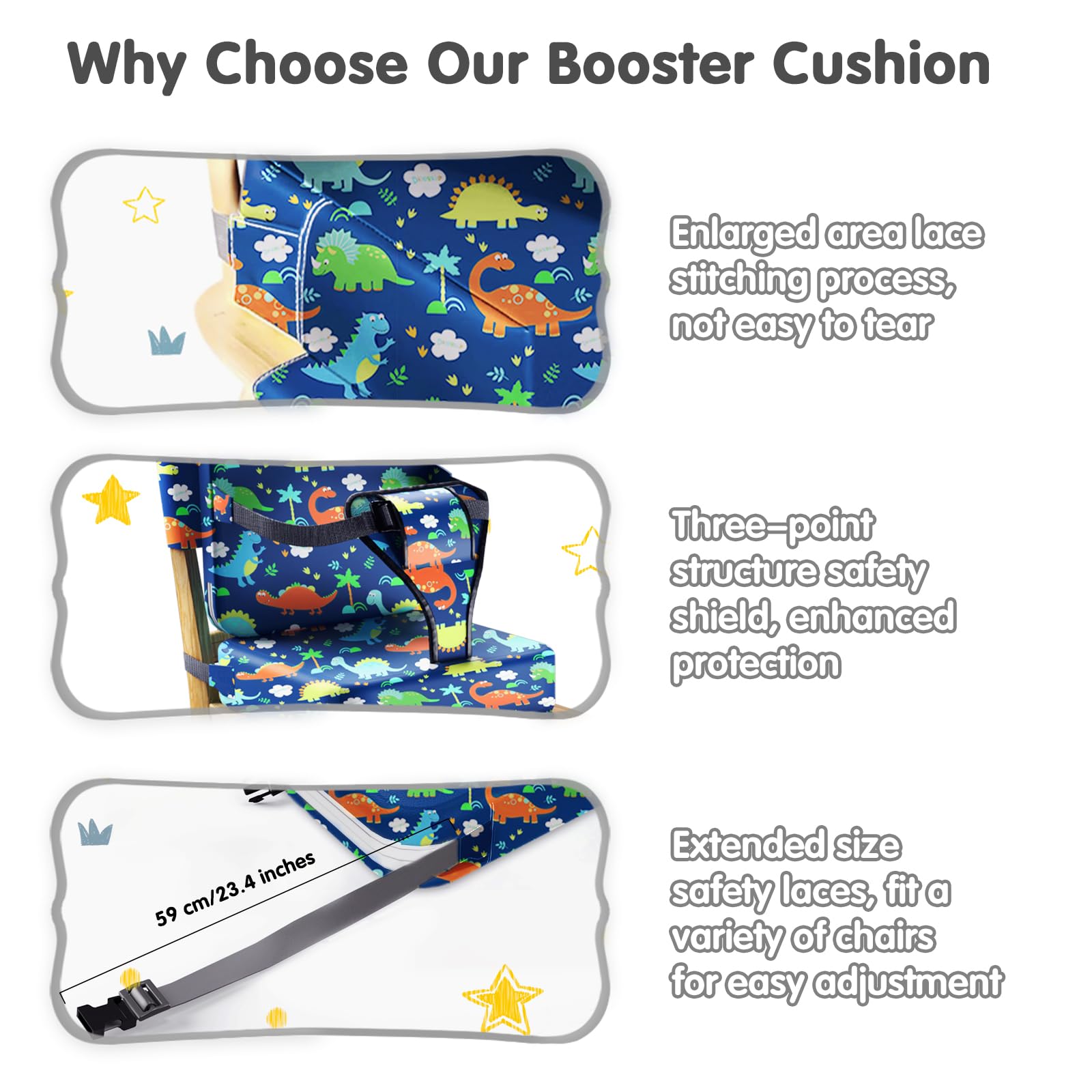 TIOPSUUO two-part cushion design is easy to clean.