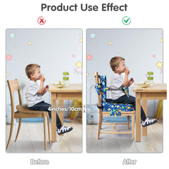 TIOPSUUO booster seat waterproof cover wipes clean after meals.