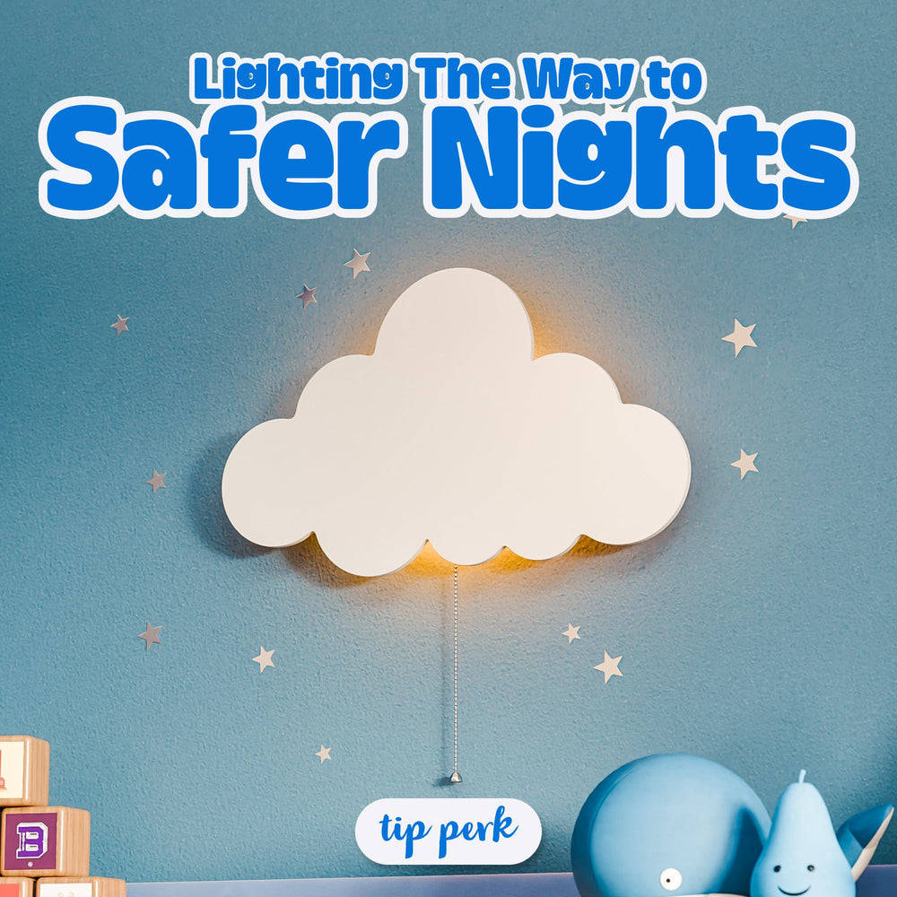 Tip perk Floating Cloud Wall Lamp child-friendly design for cozy spaces