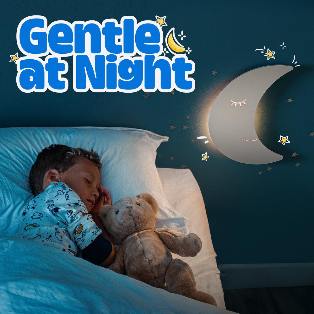 Tip perk Battery-operated Moon Lamp for cordless night-time use