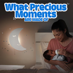 Tip perk Moon Lamp floating in nursery adds magical ambience