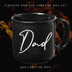 Tipit Mom Campfire Mug close-up showing durable ceramic print