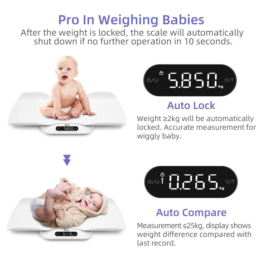 TIPRE 180 kg capacity supports infants, toddlers, pets, and adults