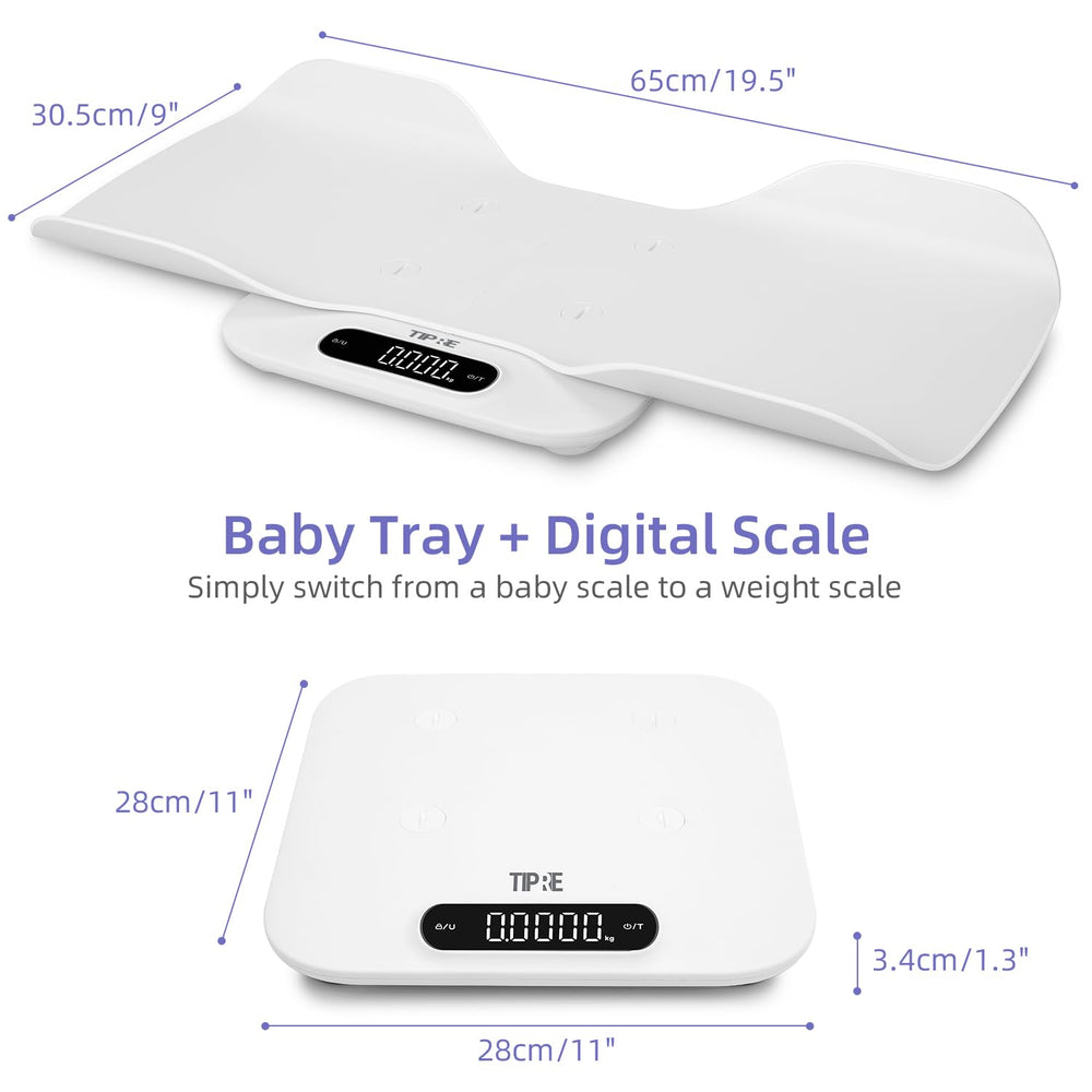 TIPRE unit conversion supports lb, kg, st:lb, and lb:oz for flexible use