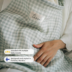 Soft muslin double gauze fabric from TISU feels breathable.