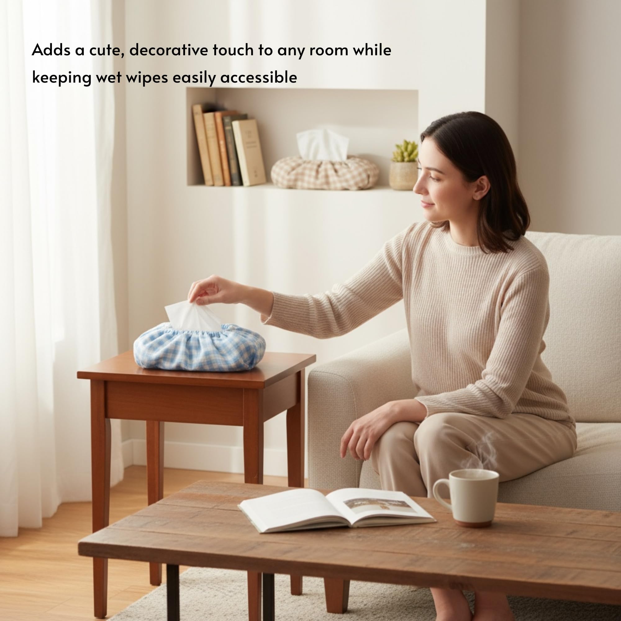 TISU universal fit wipes cover for diaper bag keeps wipes tidy on outings.