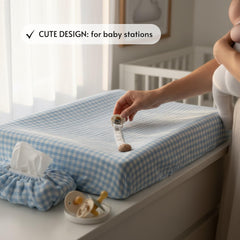 TISU muslin cotton tissue cover for nursery adds soft, cozy charm.