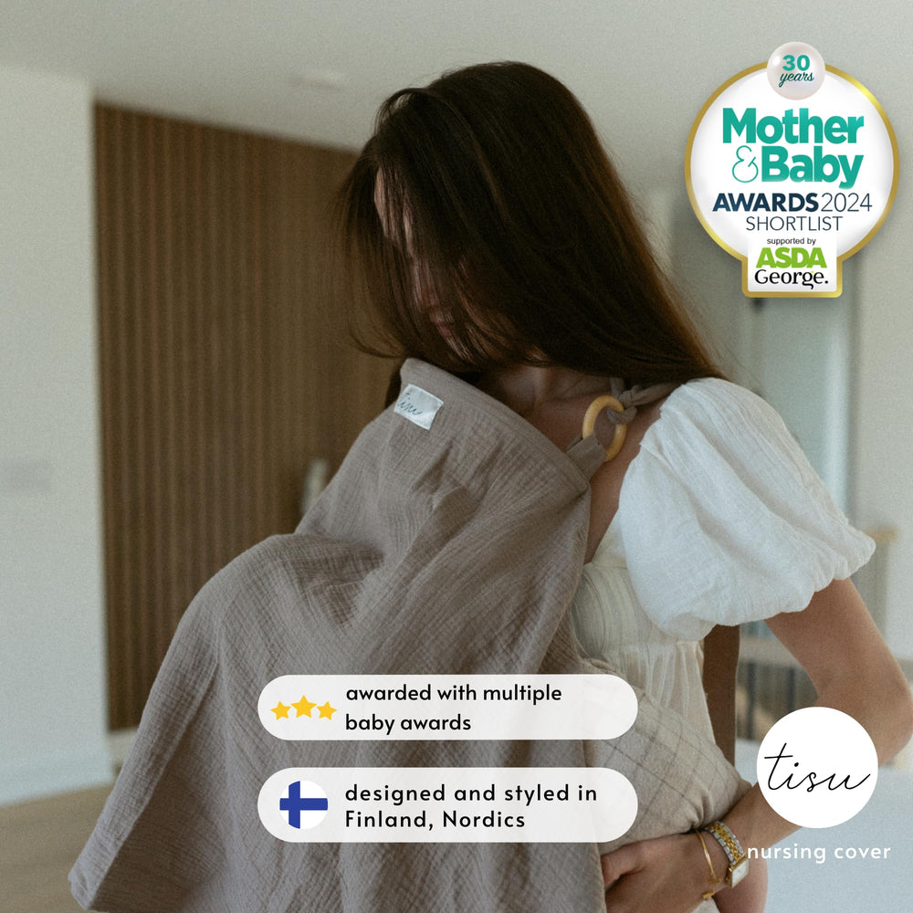 TISU nursing cover private feeding outdoors for moms on the go