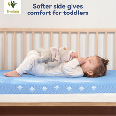 Tivellary breathable knitted cover enhances airflow for baby sleep.