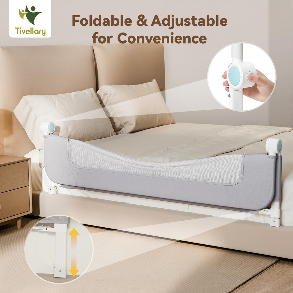 Tivellary breathable mesh cover promotes airflow for restful sleep.