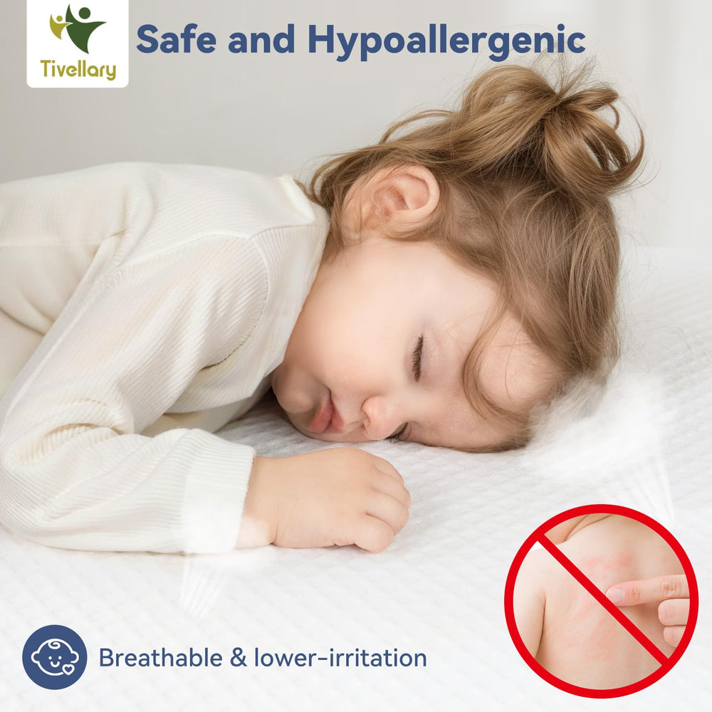 Tivellary gel memory foam dissipates heat for a cooler sleep.
