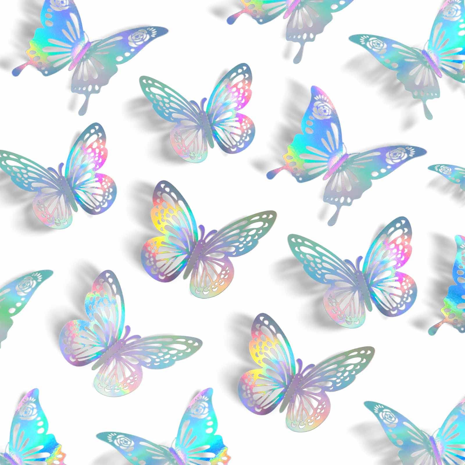 Tixiquns Laser Butterfly Style A large butterfly adds shimmering wall accents for events.