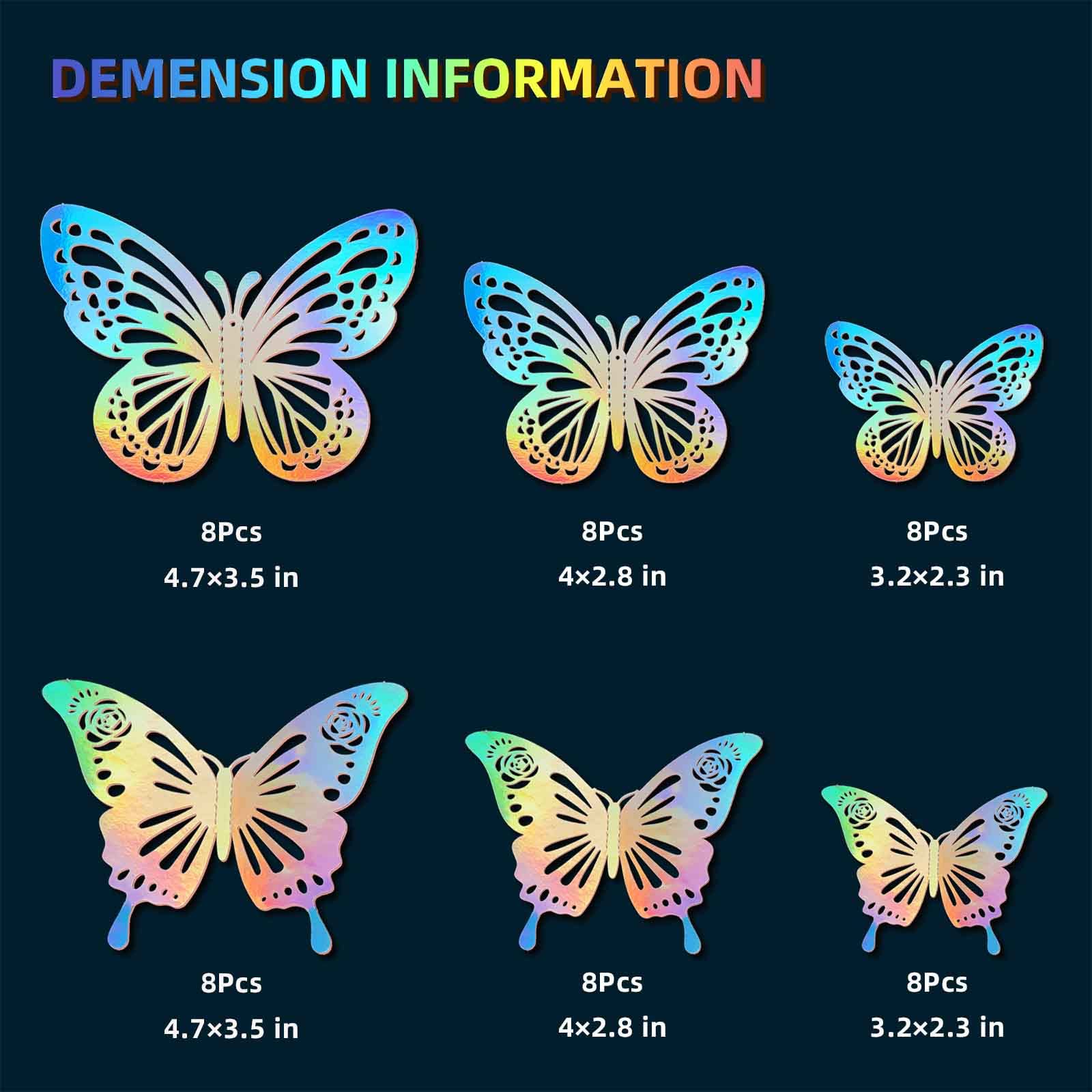 Tixiquns Laser Butterfly Style A medium butterfly enhances cake toppers and decor.