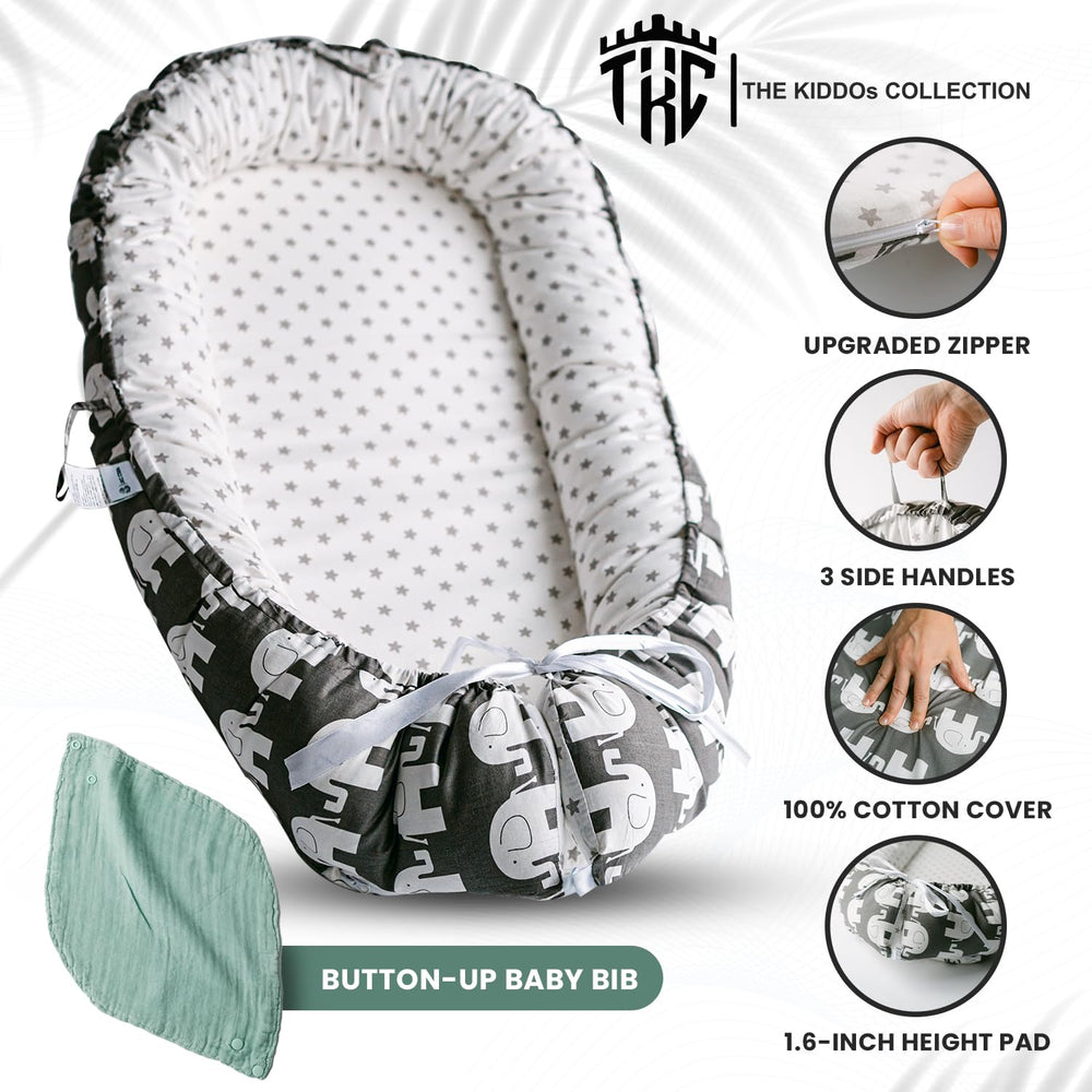 Portable travel setup supports supervised moments at home or on the go.