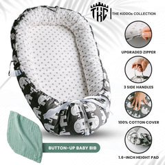Portable travel setup supports supervised moments at home or on the go.