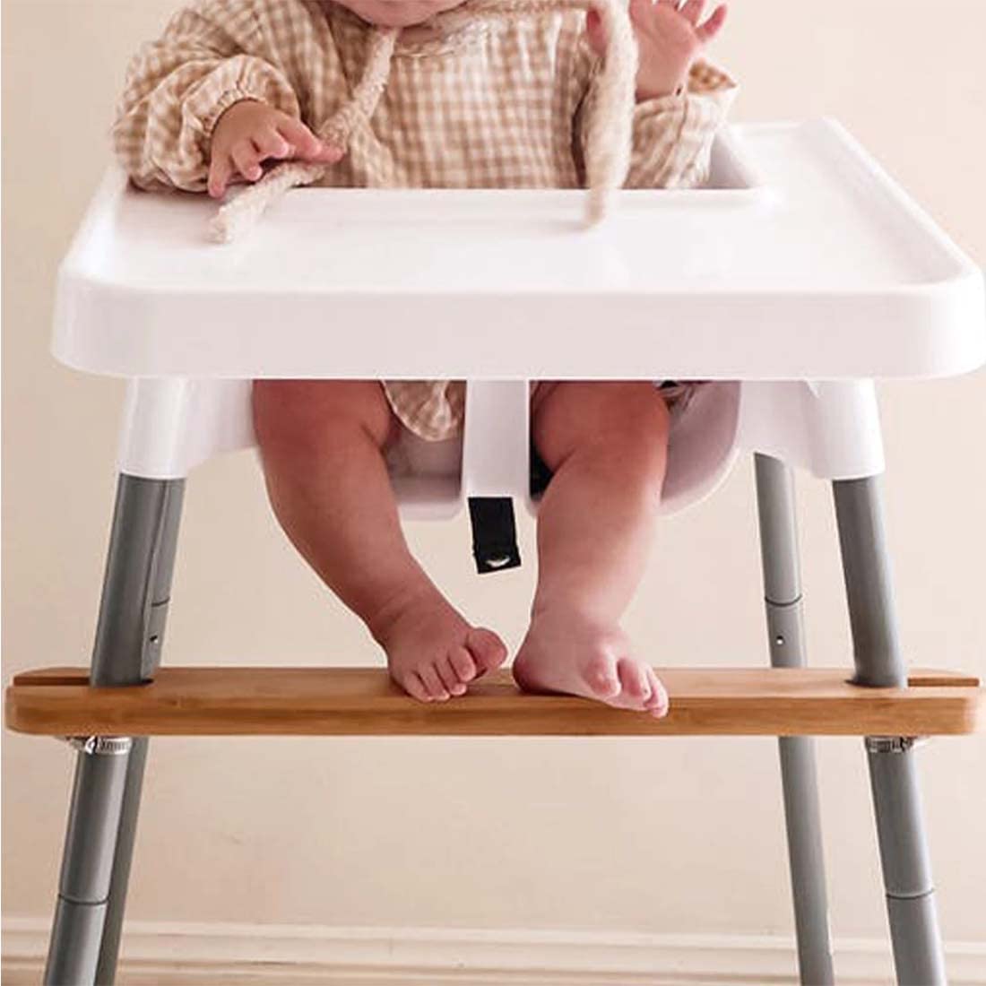 TLBB easy-clean footrest for busy parents after meals.