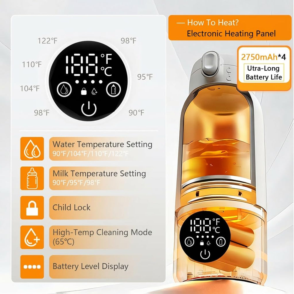 TLTWHS milk presets provide gentle heat for baby feeds.