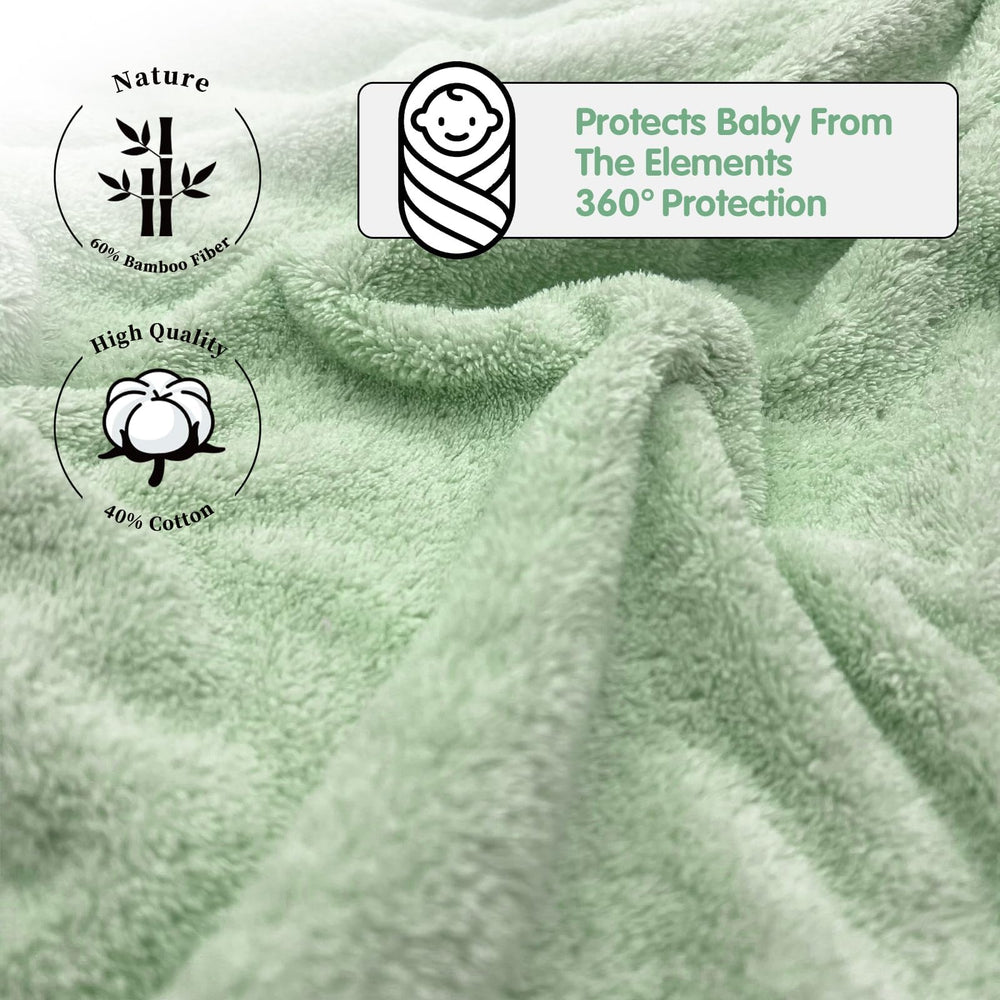 TMIELYBS large 80x80 cm towel, durable for growing babies and toddlers