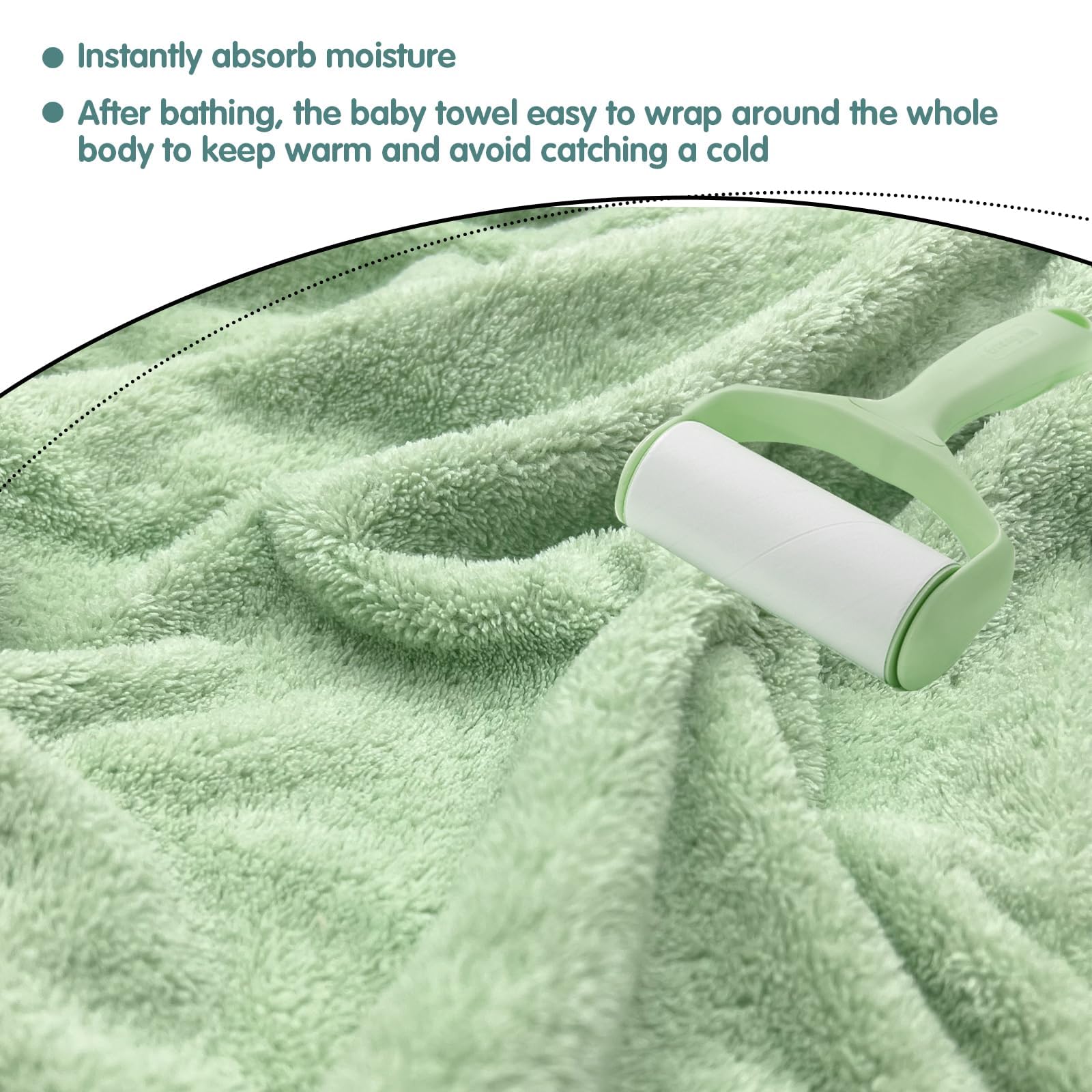 TMIELYBS four-pack baby towels, a thoughtful unisex gift for baby showers