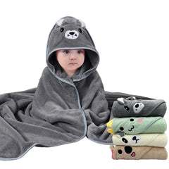 TMIELYBS hooded baby towel with dinosaur hood, soft and absorbent for cozy bath time