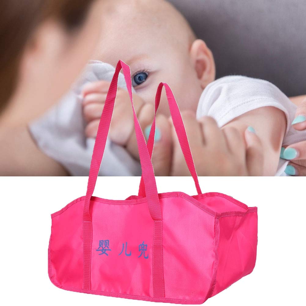 TMISHION Baby Weighing Bag on a scale for easy at-home weight tracking.
