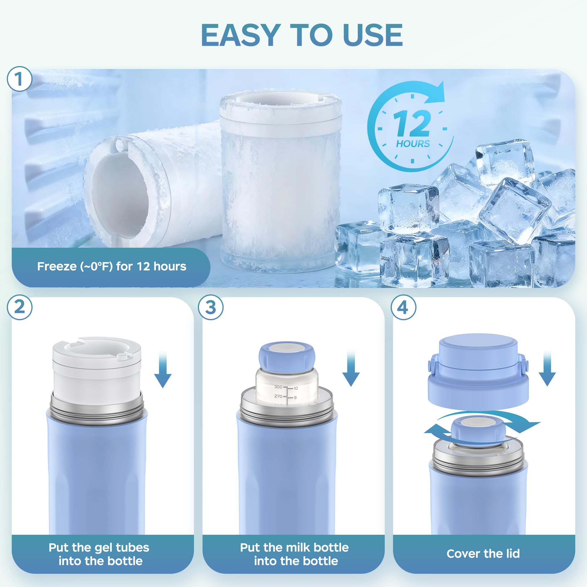 TMVAP aviation-approved travel-ready breast milk cooler