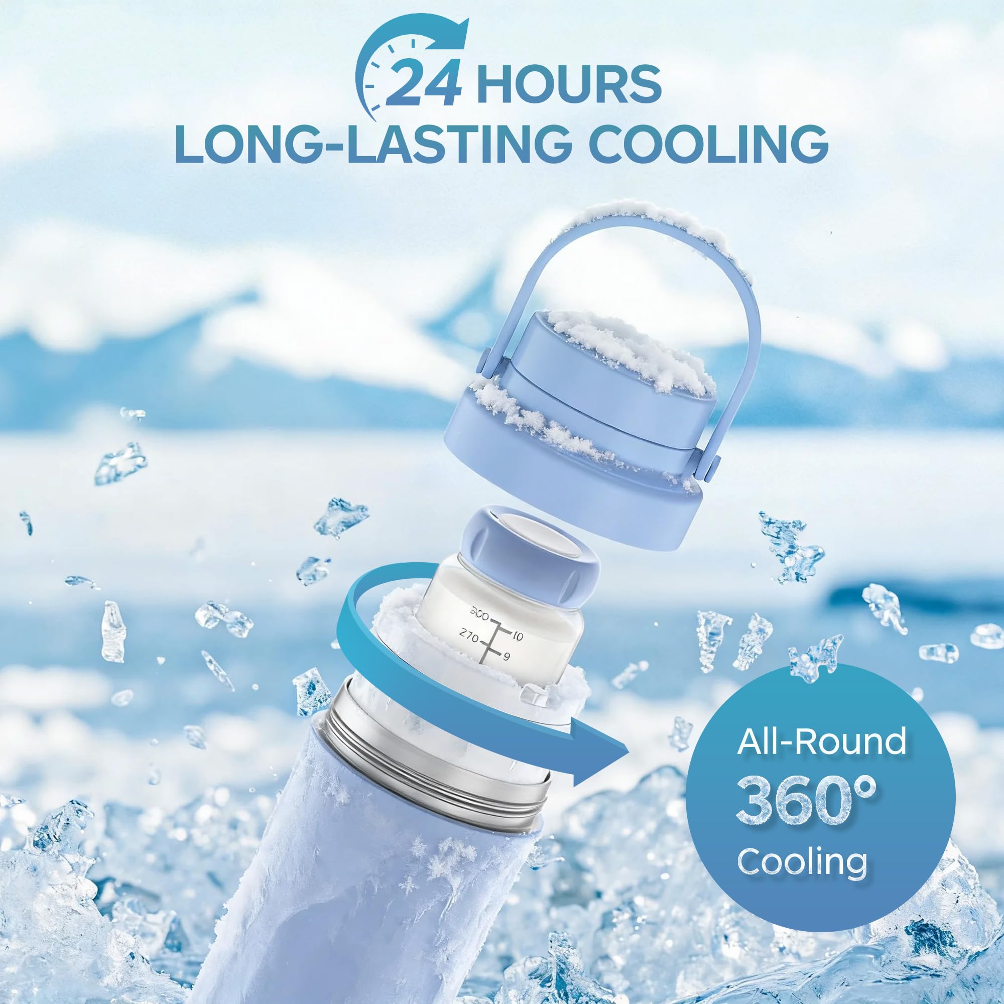 TMVAP dual-bottle design keeps warm and cold milk separate
