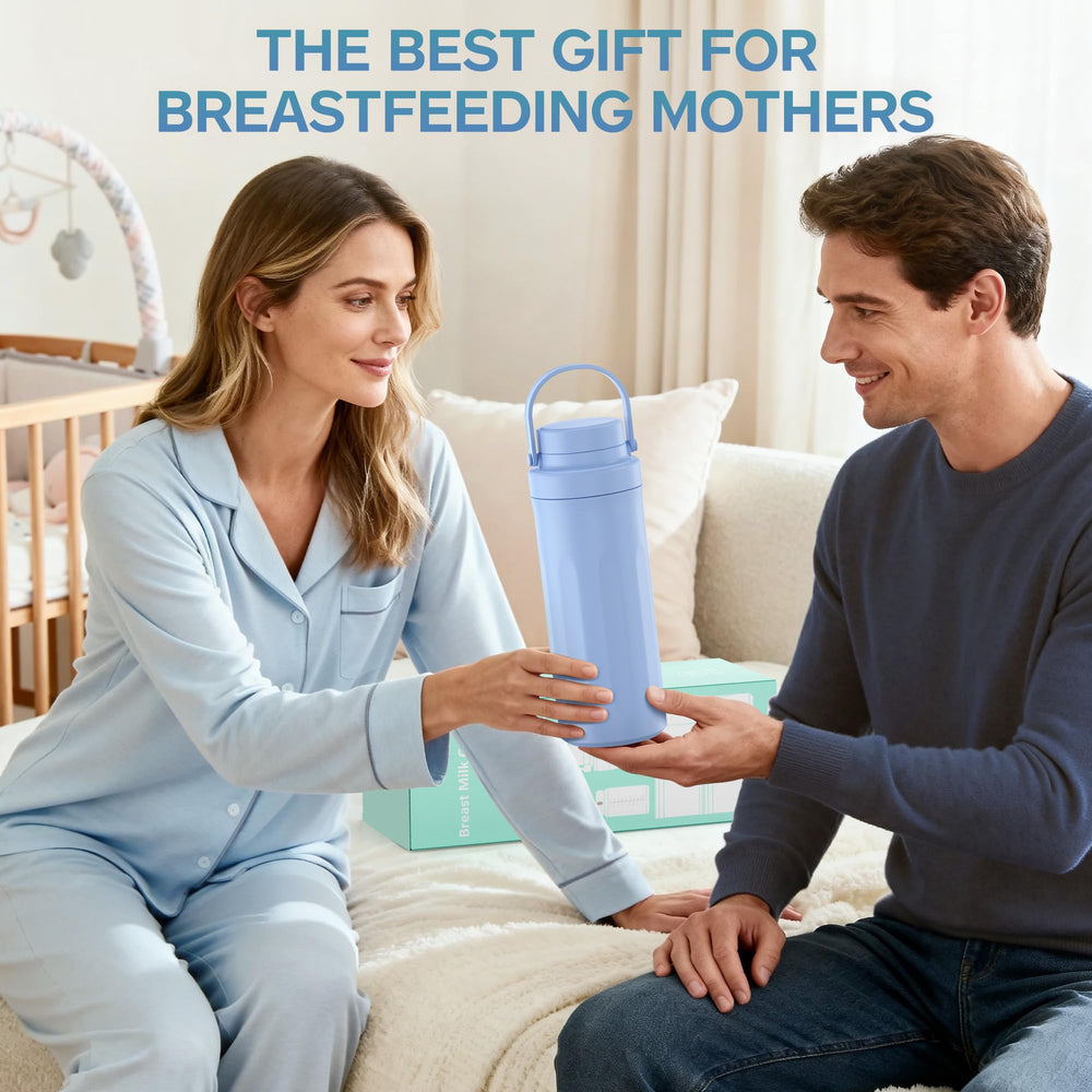 TMVAP long-lasting milk storage container for post-breastfeeding use