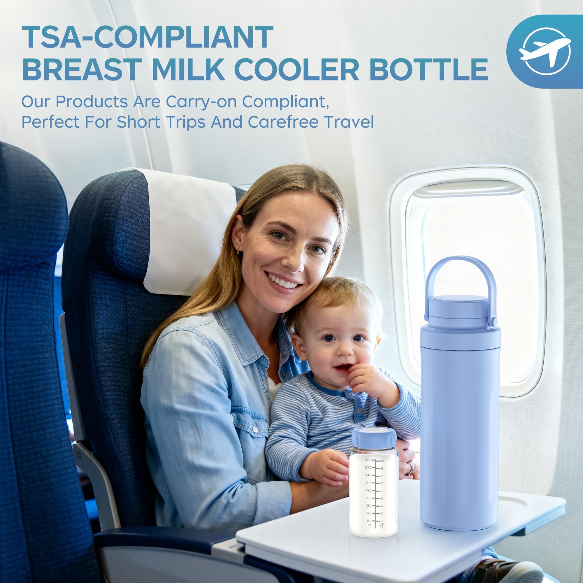 TMVAP optional storage bottles and nipples to boost feeding efficiency