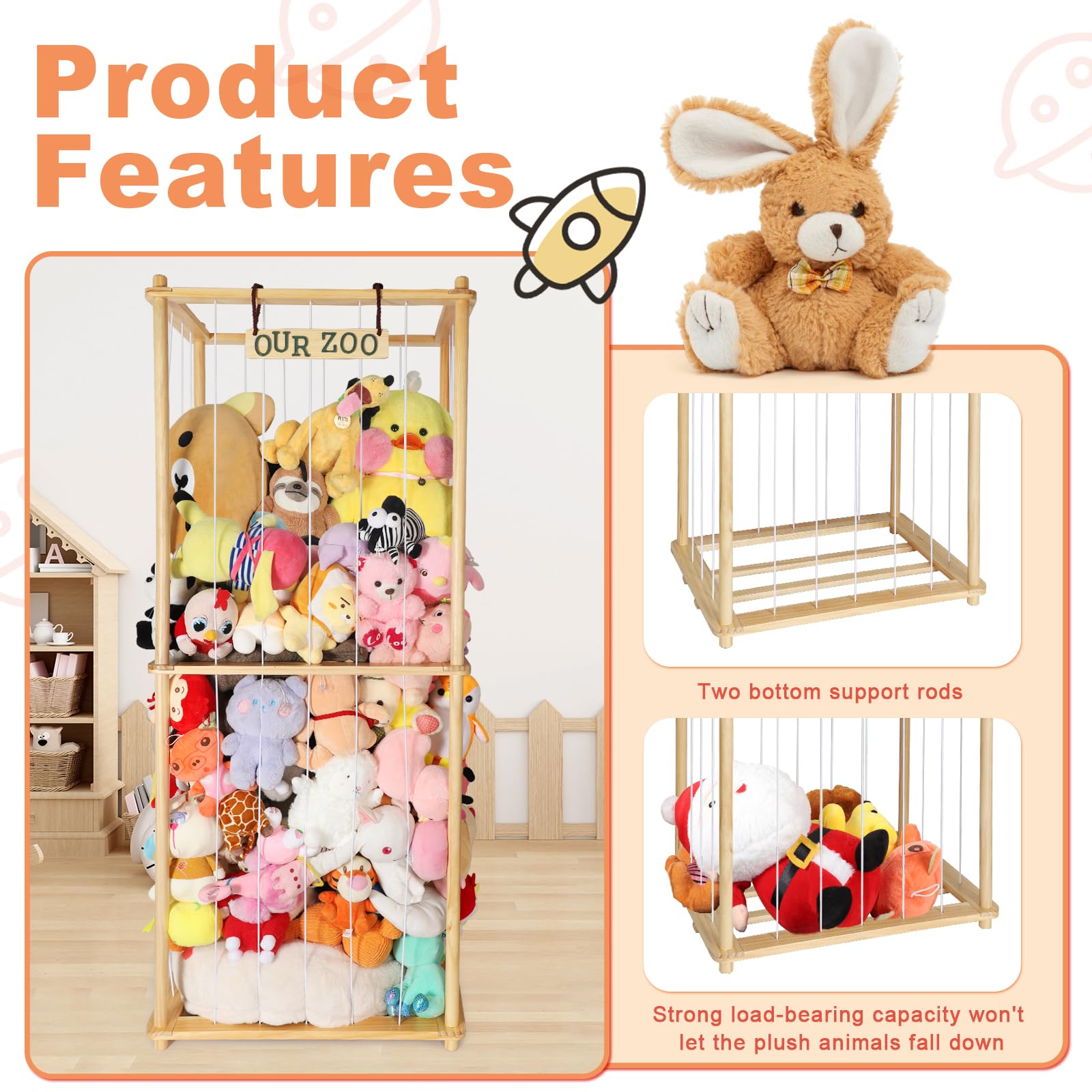 TNAMASUN play room decor corner ready for kids room setup