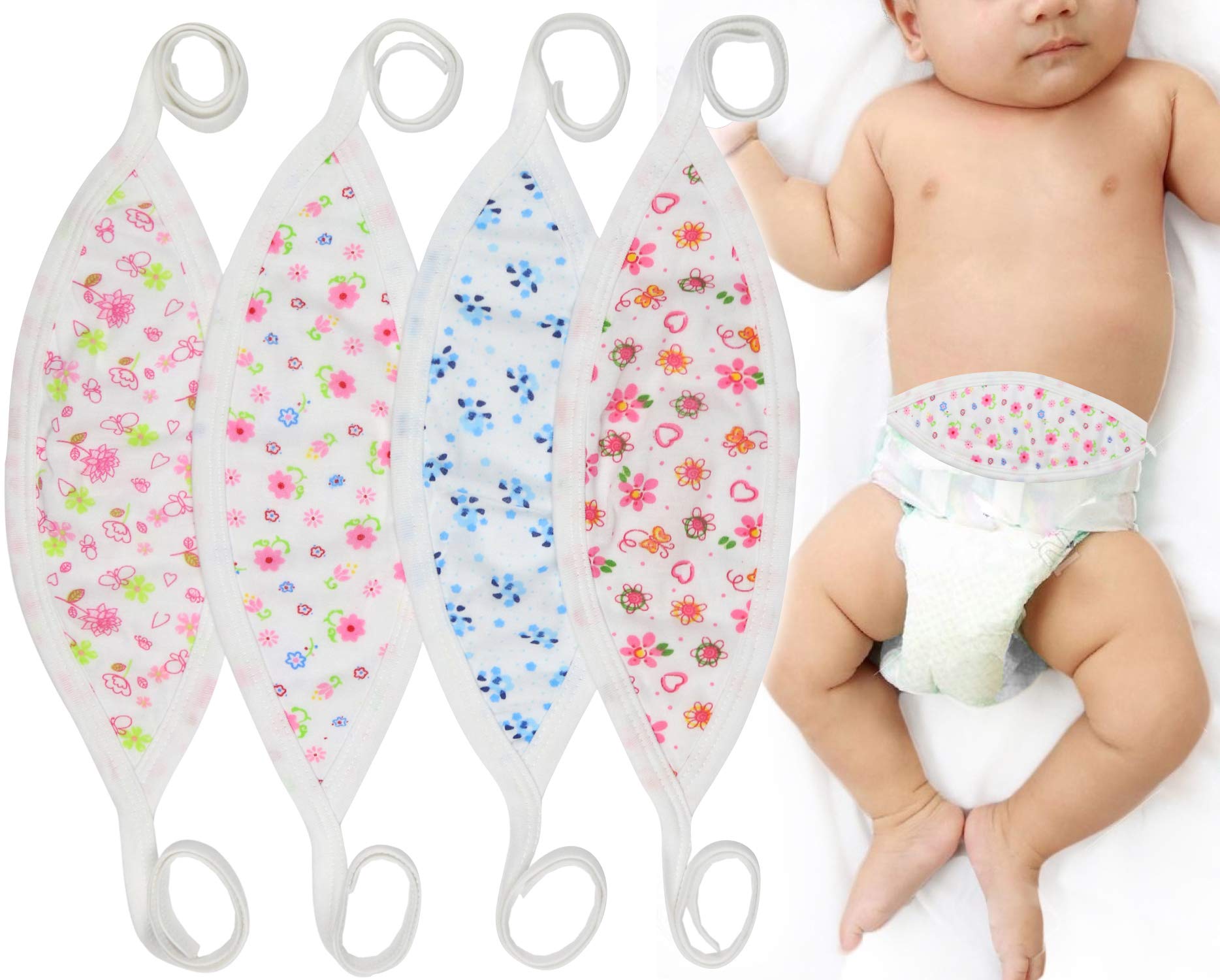 ToBeInStyle Babies Belly Binder under clothes keeps the belly warm and irritation-free.