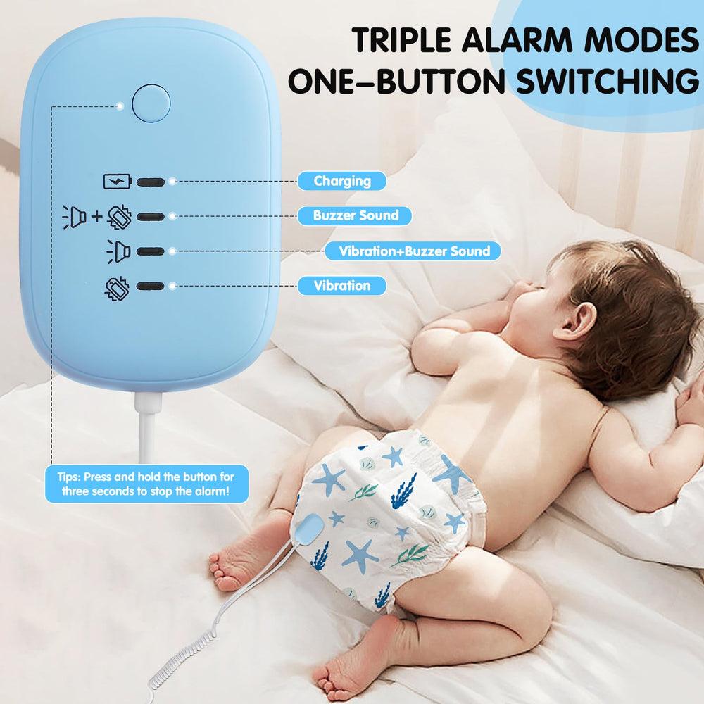 Tobiwibby dual sensor clips provide reliable bedwetting detection