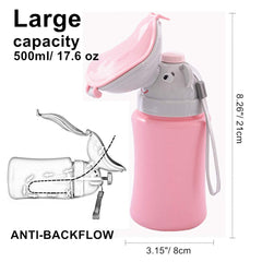 Tocypho Upgrade ABS material urinal is durable and easy to clean.