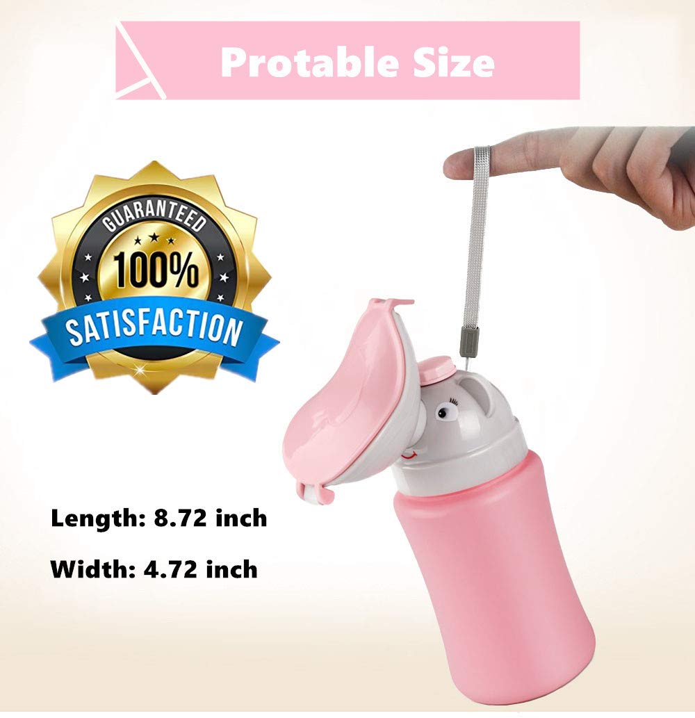 Tocypho Upgrade ergonomic girls' urinal provides comfortable support during use.