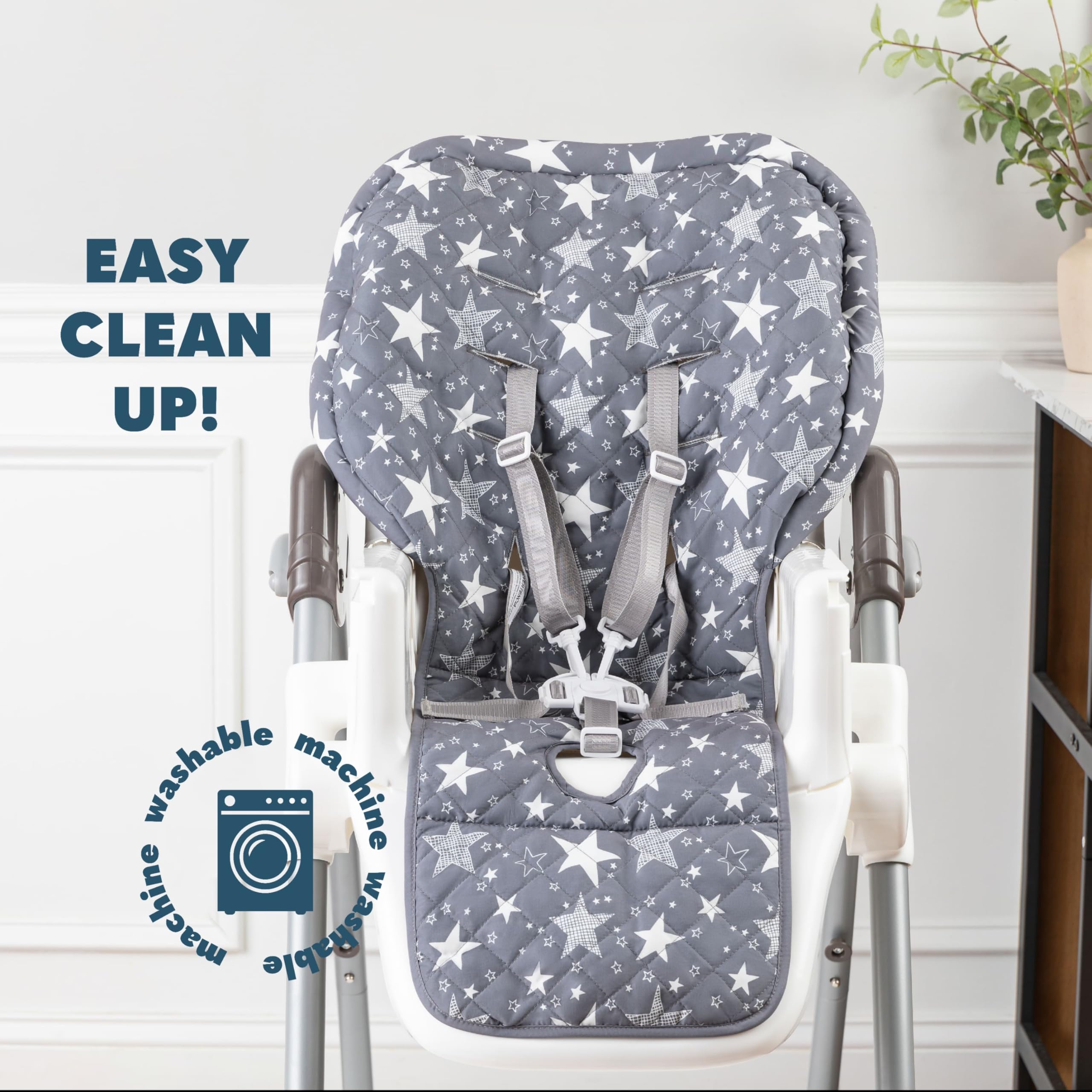 Todays Kids high chair cover machine washable polyester for busy families