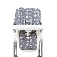 Todays Kids high chair pad cover with secure elastic back for 3-5 point harness