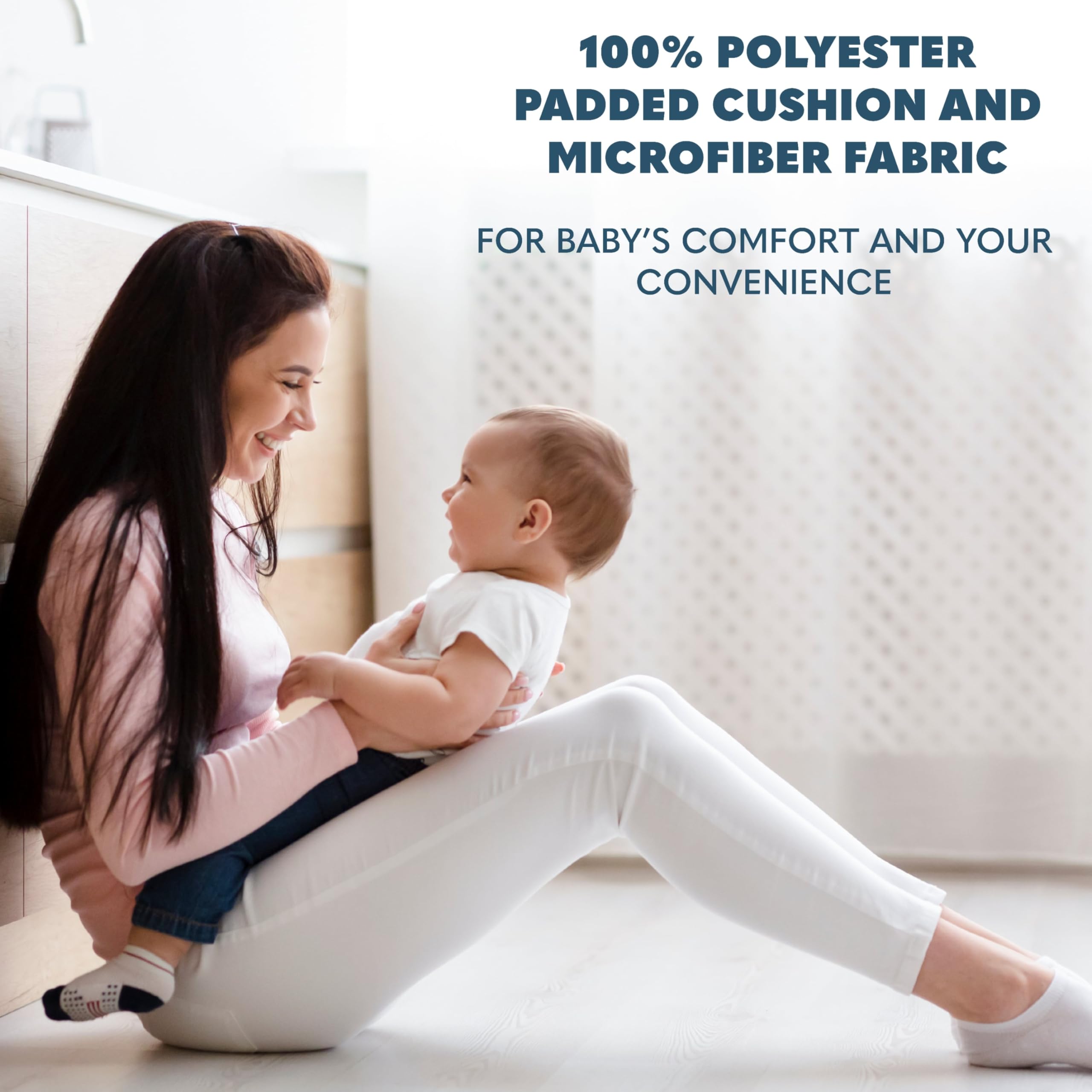 Todays Kids high chair pad soft padding close up for comfort
