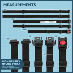 Todays Kids soft nylon tape closeup emphasizes comfortable, durable material