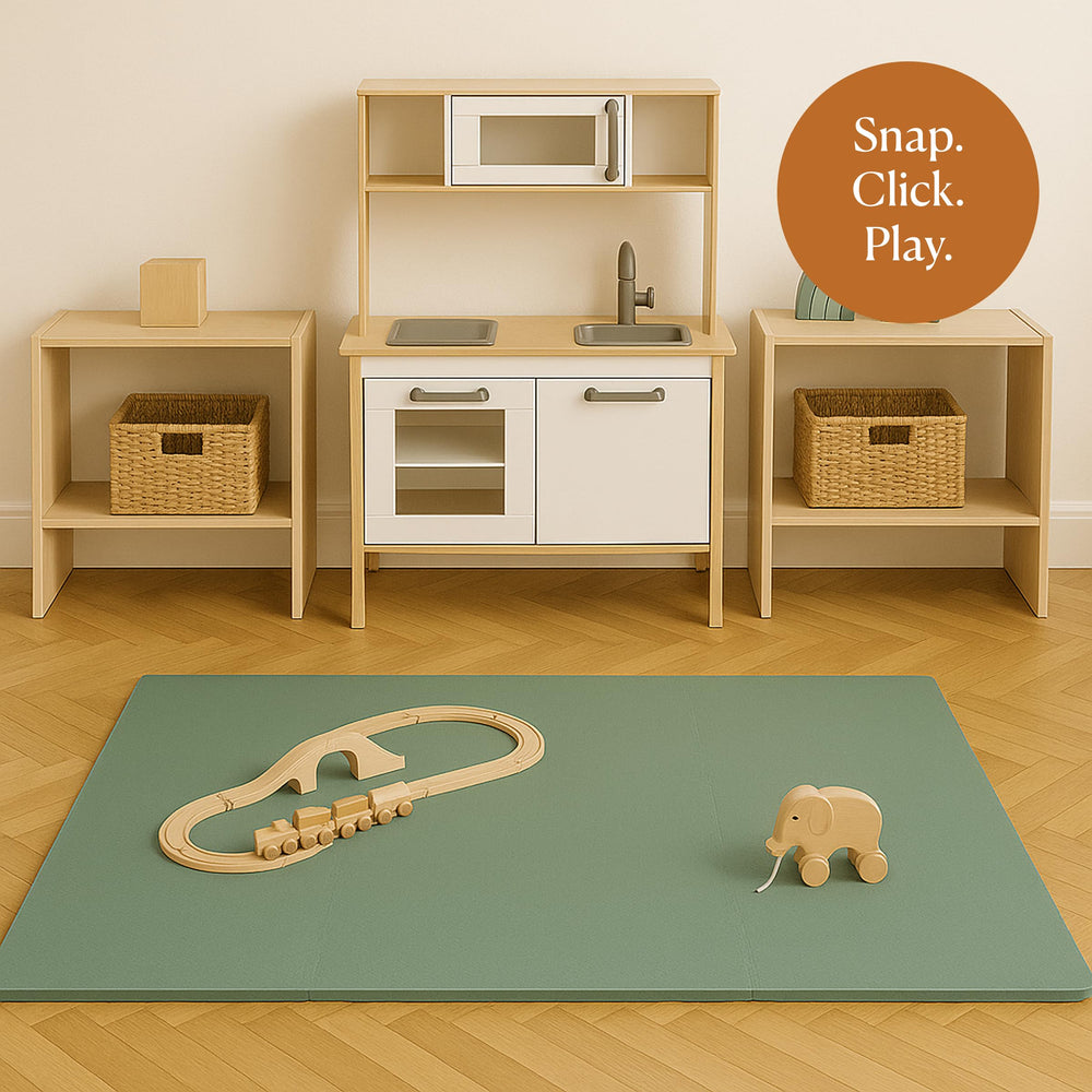 Toddlekind customizable design with tiles for tailored play areas.