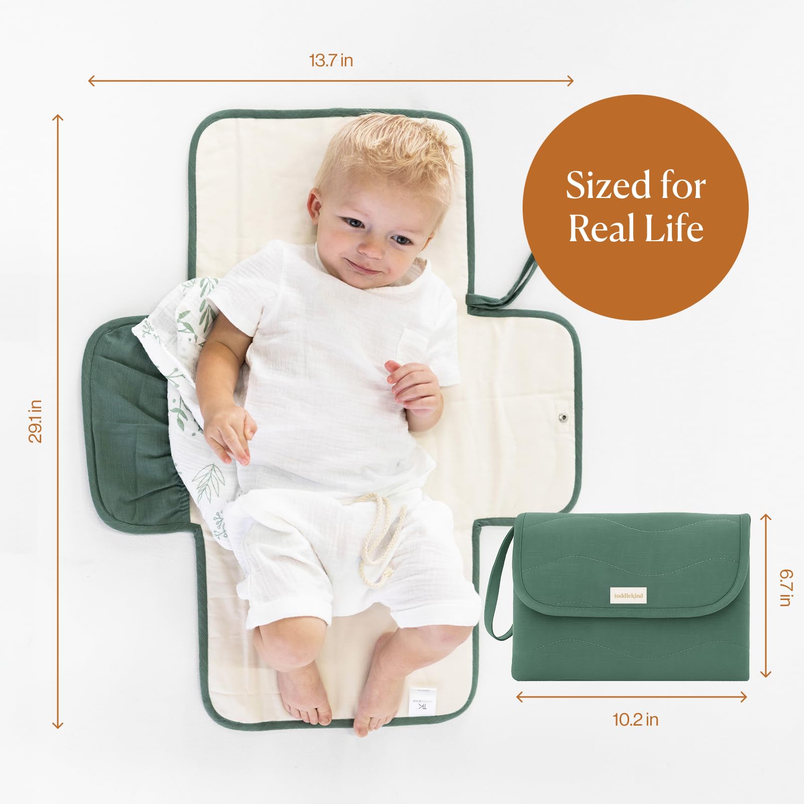 Toddlekind Mini Maven organic-cotton-top surface feels soft and gentle.
