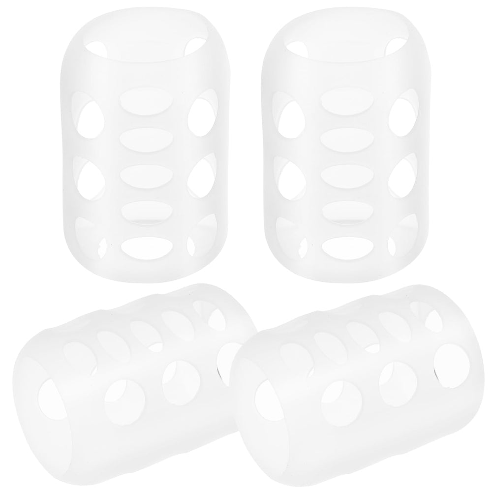 Toddmomy silicone sleeve provides snug fit on various bottle sizes