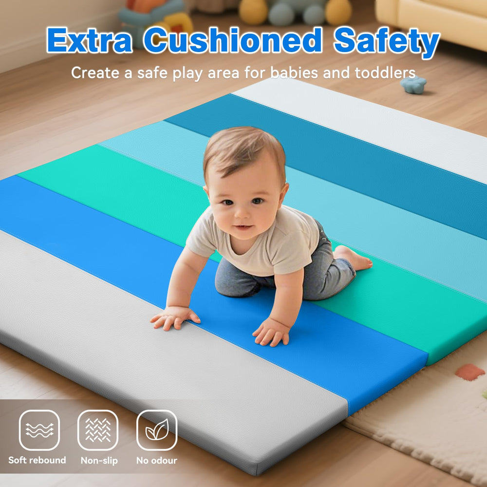 TODIBY Baby mat in a playpen demonstrates safe, durable construction