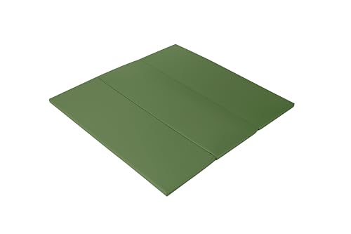 TODIBY military-green mat provides durable, cushioned play space for infants
