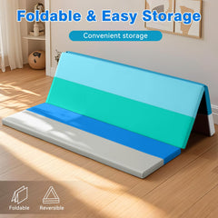 TODIBY Thick foam padding provides a soft, slip-resistant play area