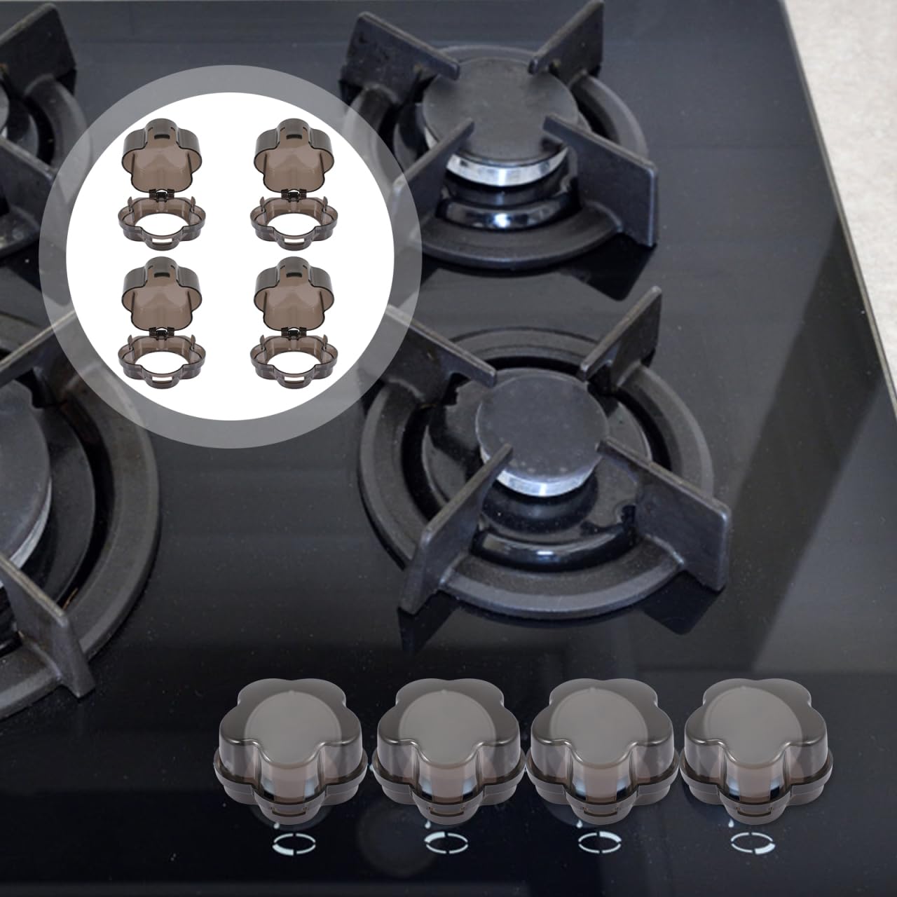 Toddmomy knob covers help reduce accidental ignition risks in busy kitchens.