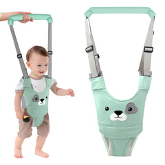 TOFFCAEA baby walking harness in green puppy image shows confident early steps
