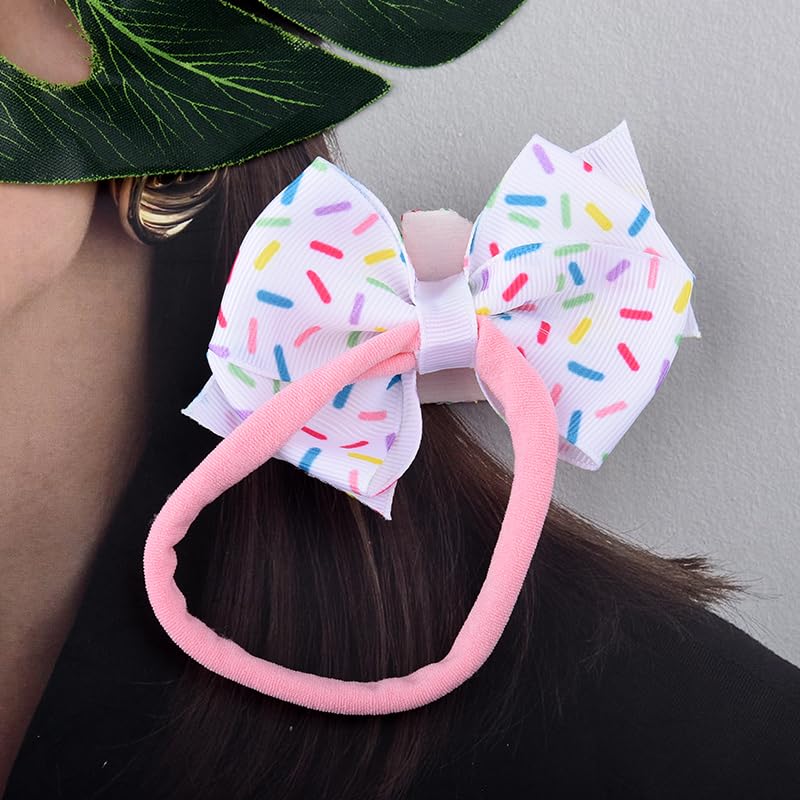 Tofwaol pink bow headband perfect for everyday and parties.