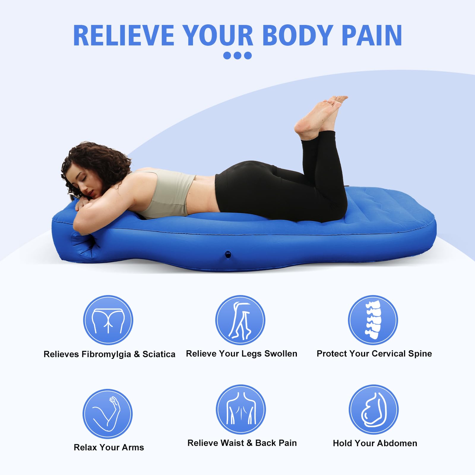 Toggloo belly-hole design highlights belly-friendly comfort during pregnancy.