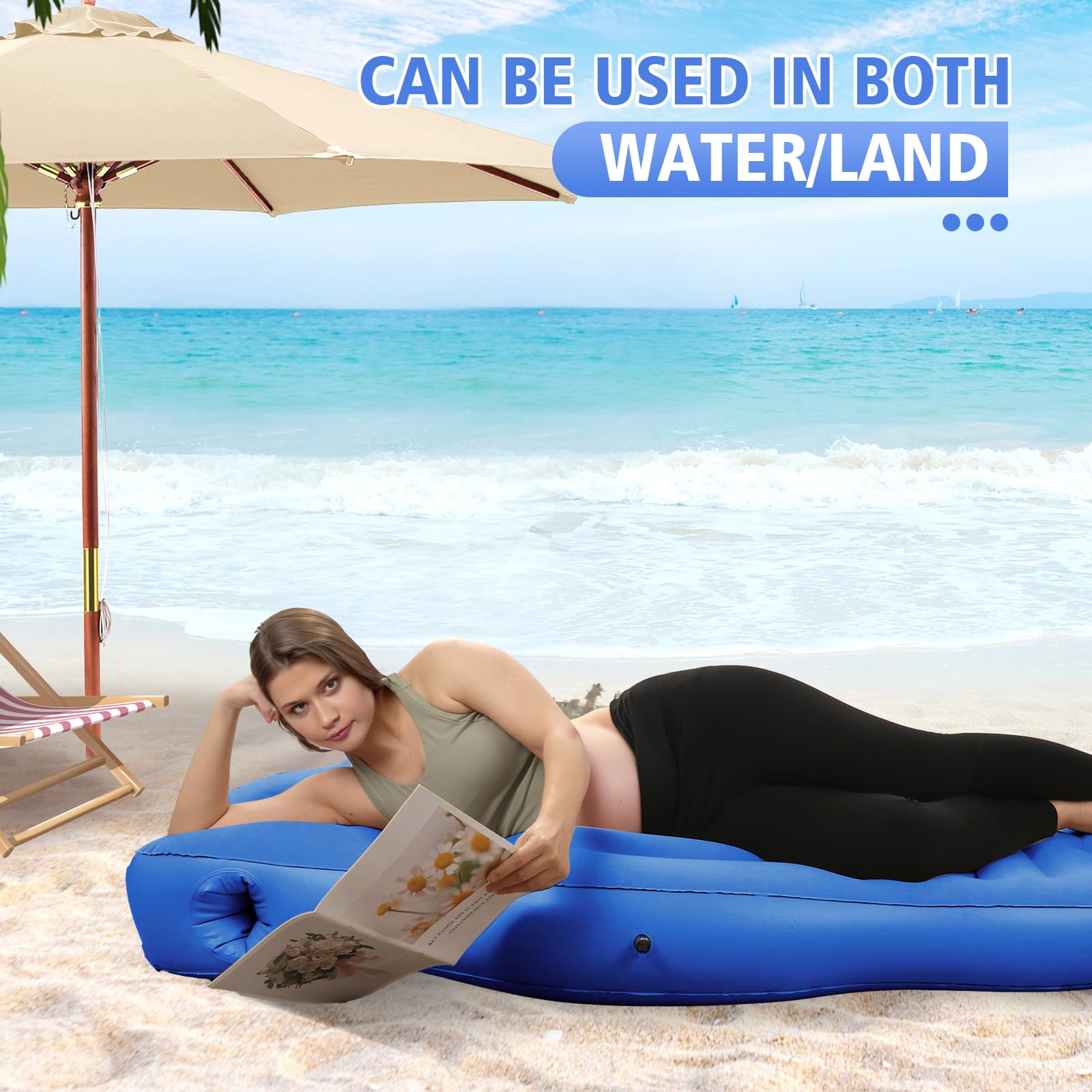 Toggloo blue soft cover adds calming color and comfort.