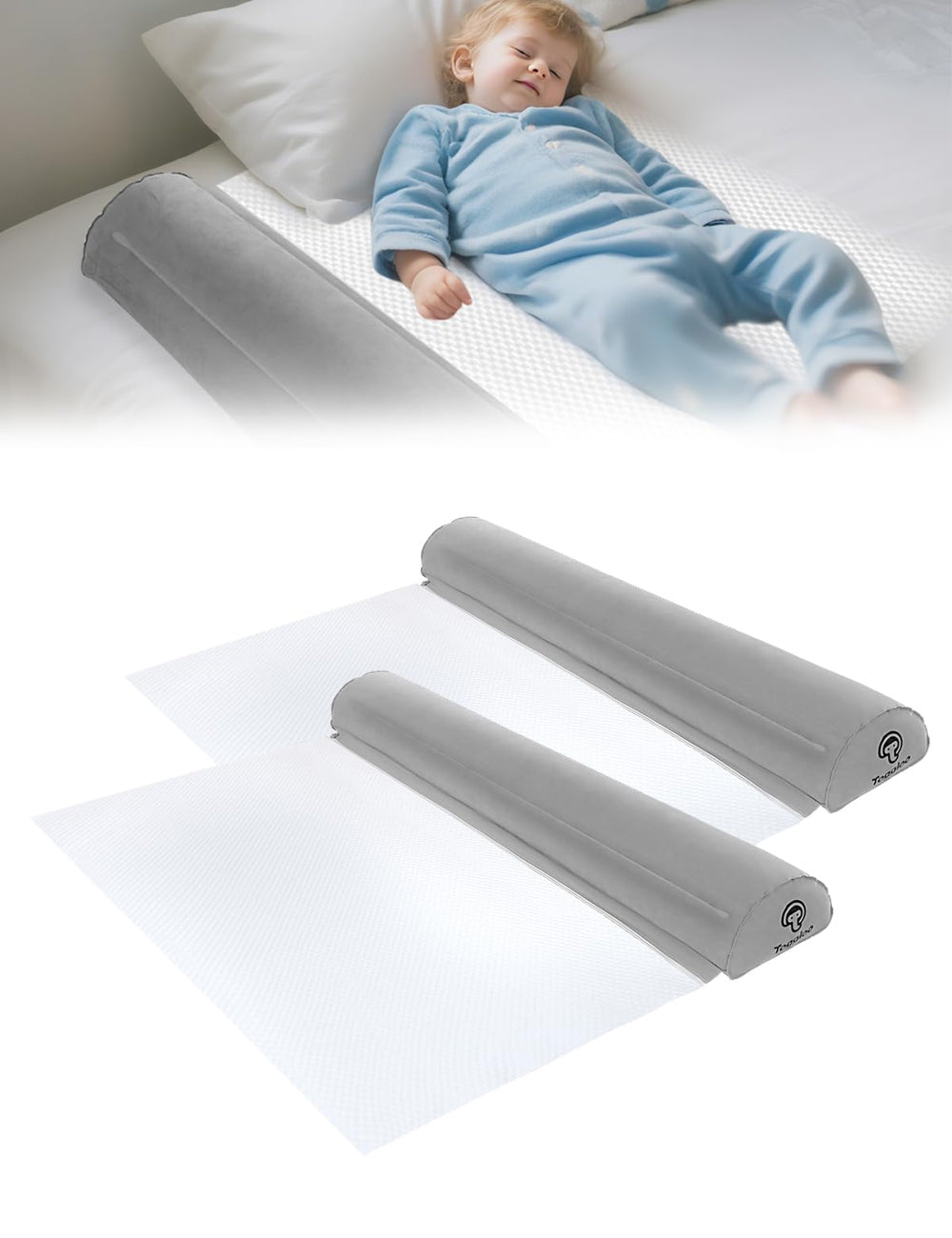 Toggloo quick setup inflatable rail inflates in seconds for easy use.